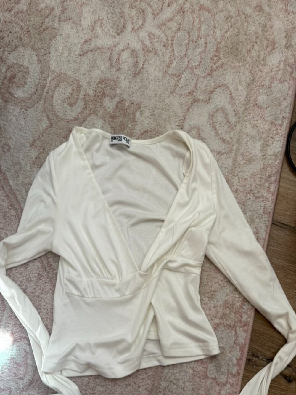 Segarra Long Sleeve Top White princess polly size 4, worn once